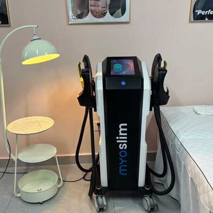 EMS MYOslim EMS Body Slimming Machine Body Scultping Shaping Muscle Machine Electromagnetic Weight Loss Beauty Salon