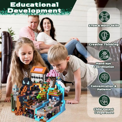 Magnetic Building Blocks Set - 300 Pieces, STEM Toys for Kids, Montessori Sensory Gifts for Ages 3-10