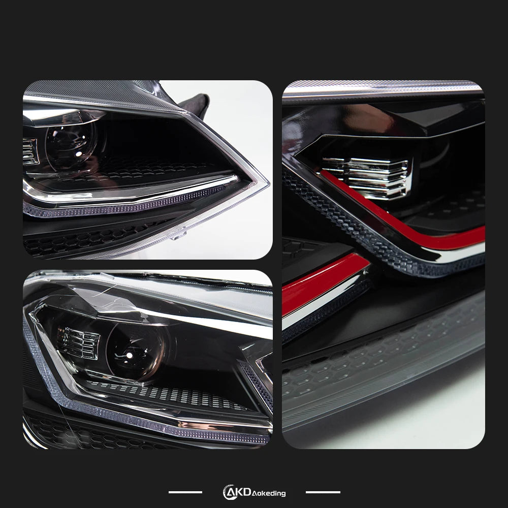 AKD Car Styling for VW Golf 7 LED Headlight 2013-2017 MK7 Headlights DRL Head Lamp Dynamic Signal Lens Automotive Accessories