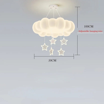 Modern Creative Circular Cloud Acrylic LED Ceiling Lamp Living Room Restaurant Bedroom Children Room Chandelier Home Decor Light