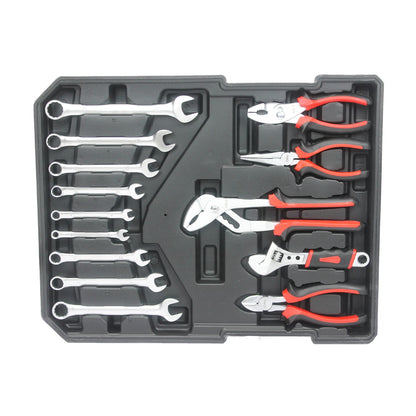 899 Piece Tool Set,Home Tool Kit with Rolling Toolbox,Complete Toolbox Set Hand Tool Set with Toolbox,Auto Repair Tool Set,Black