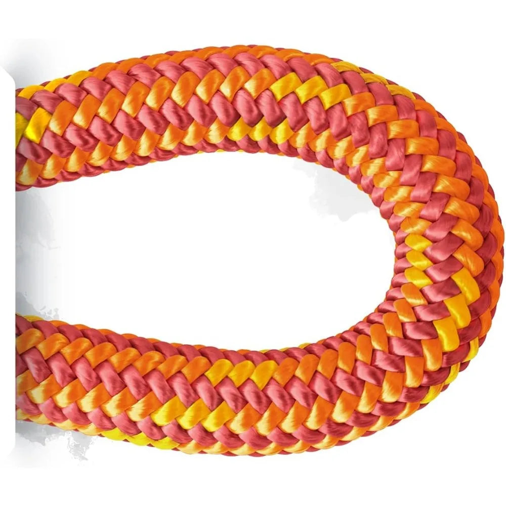 Arborist Rope 11.8mm x 120Ft, USA Made High-Strength 24-Strands Static Climbing Rope - 7,000 lb Strength for Tree Climbing