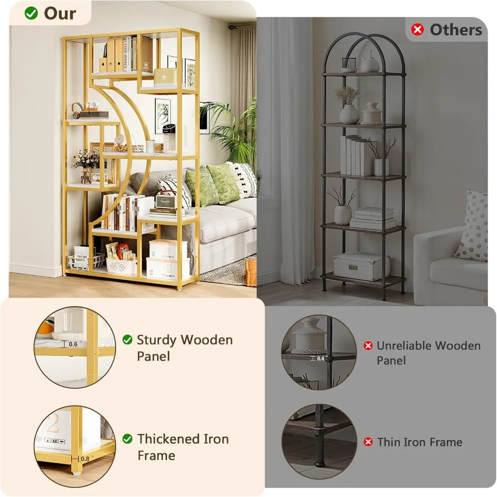 Luxury Cat Tower Condo with Litter Box Enclosure, Scratching Posts, Hammocks, and Removable Washable Cover - Modern Cat Furnitur