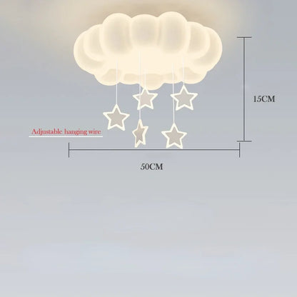 Modern Creative Circular Cloud Acrylic LED Ceiling Lamp Living Room Restaurant Bedroom Children Room Chandelier Home Decor Light