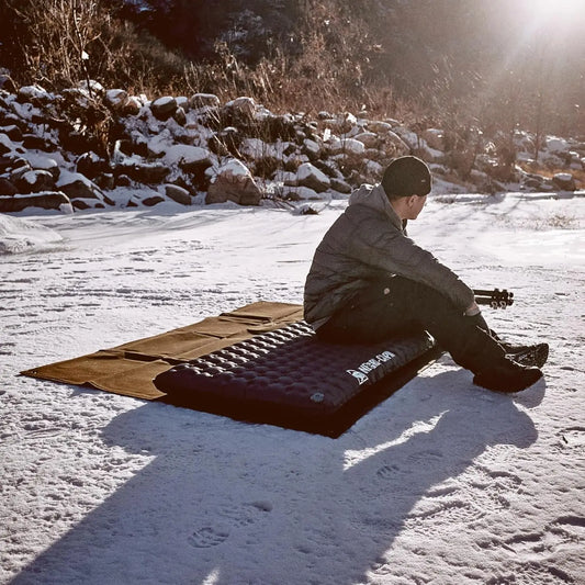 Obsidian Ultralight Insulated Sleeping Pad, 5.2R, Inflatable Camping Mat, 2.05lb, 74.4' x 24.8'