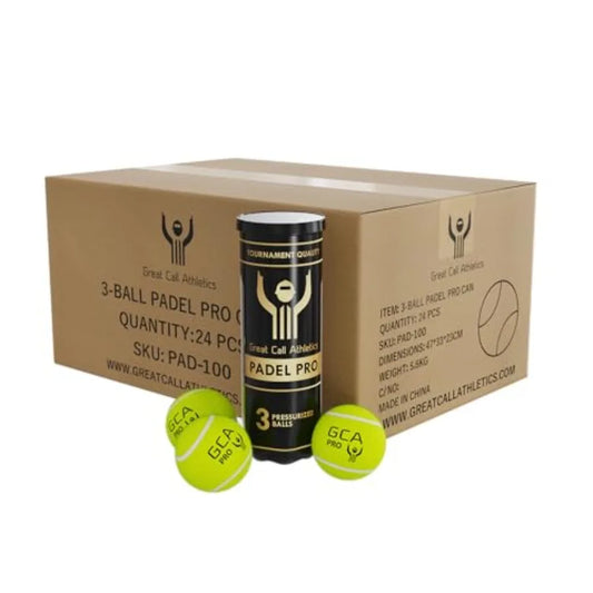 Padel Pro Balls 3 Ball Can Pressurized Performance Professional Tournament Quality Great Call Athletics