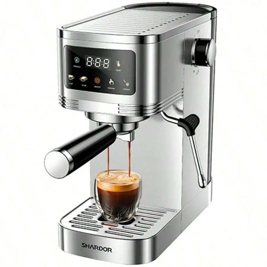 20 Bar Espresso Machine, Professional Espresso Maker With Milk Frother Steam Wand & Touchscreen, Adjustable Temperature Control,