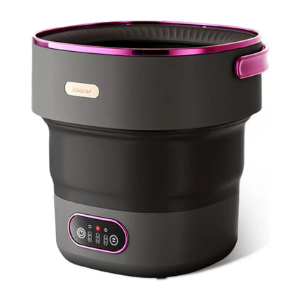 13L Portable Washing Machine Foldable Mini Washer with 4 Modes and Spin Basket Deep Cleaning for Apartments Dorm RV Travel