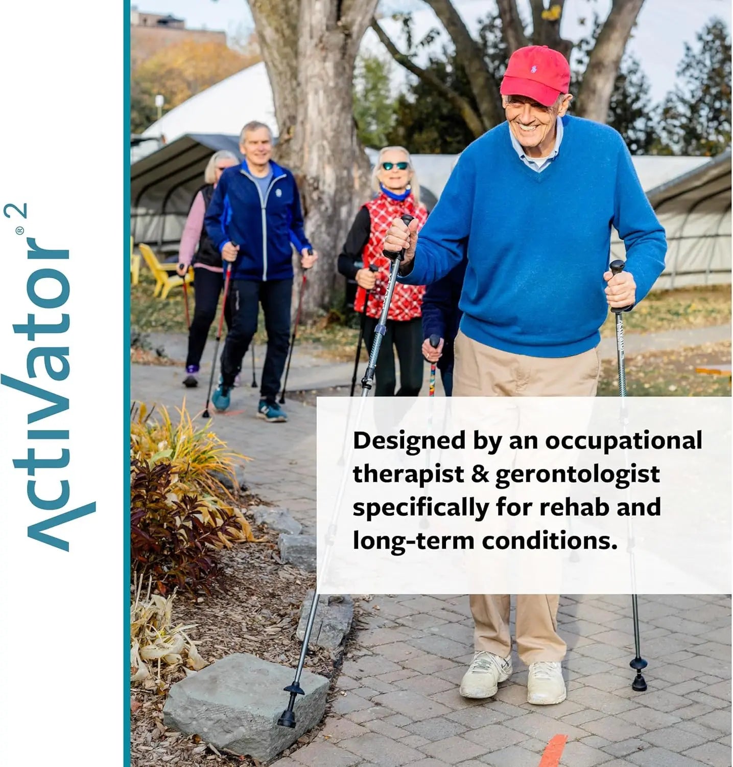 Adjustable Aluminum Nordic Walking Sticks for Hiking, Lightweight & Collapsible with Ergonomic Grip, Up to 6'4" Height