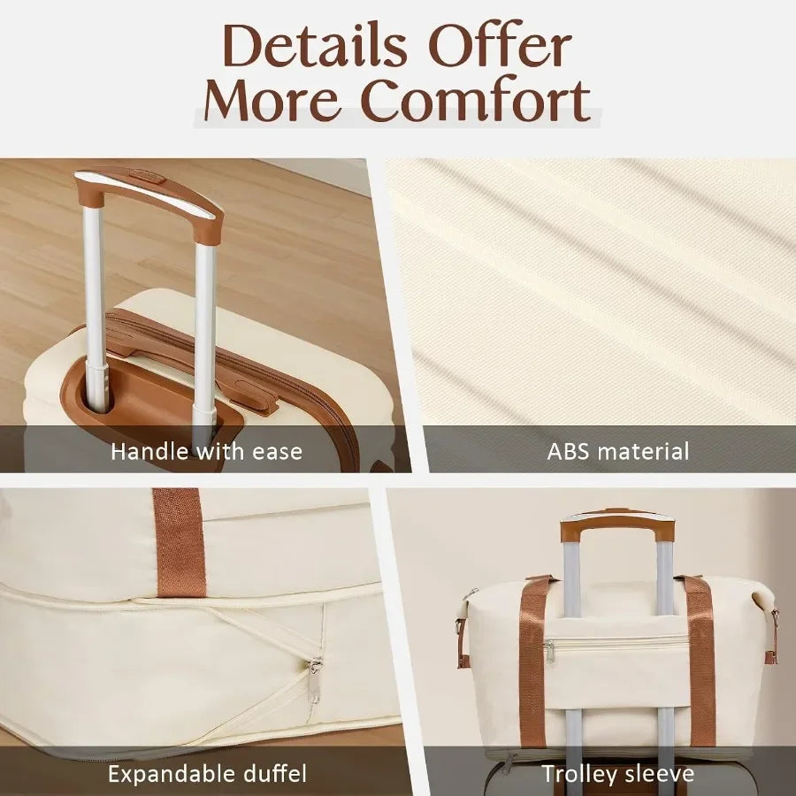 Luggage Set Hardside Suitcase, DB/TB/20/24/28