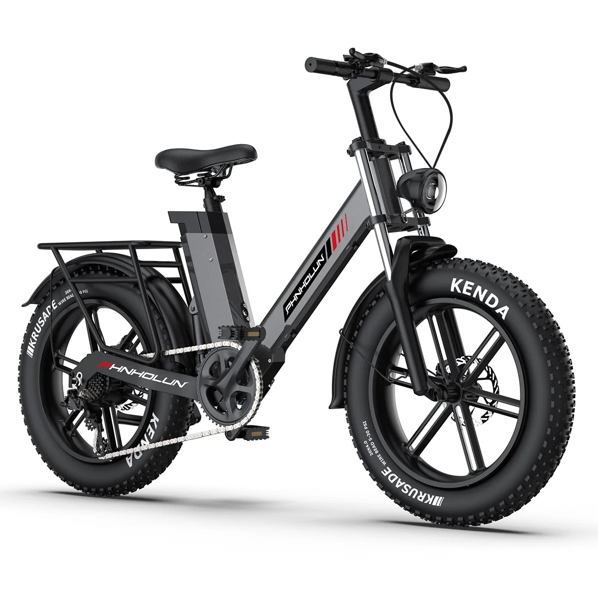 6MSKS C6 Electric Bicycle 1000W Motor 48V17.5AH Lithium Battery Electric Bike Range of 50miles 20*4 Inch Fat Tire Snow E-bike