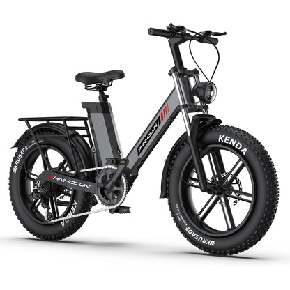 6MSKS C6 Electric Bicycle 1000W Motor 48V17.5AH Lithium Battery Electric Bike Range of 50miles 20*4 Inch Fat Tire Snow E-bike
