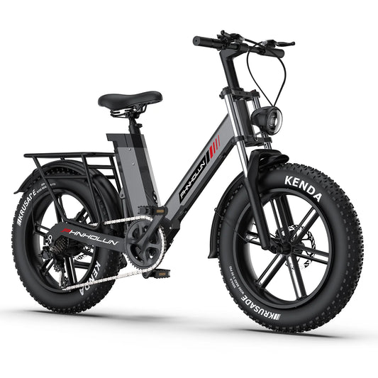 6MSKS C6 Electric Bicycle 1000W Motor 48V17.5AH Lithium Battery Electric Bike Range of 50miles 20*4 Inch Fat Tire Snow E-bike