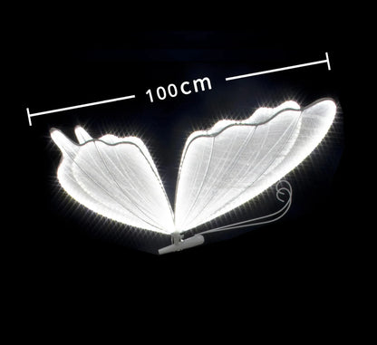 Wedding Ceiling Light Butterflies LED Lace Lamp Romantic Creative Hanging Butterfly Road Load Walkway on Party Stage Lights.
