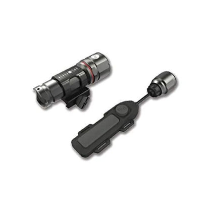 CWL202 Waterproof Tactical Flashlight with 900 Lumen LED White Light Rail Mount and Remote Pressure Pad for Rifles Shotguns and