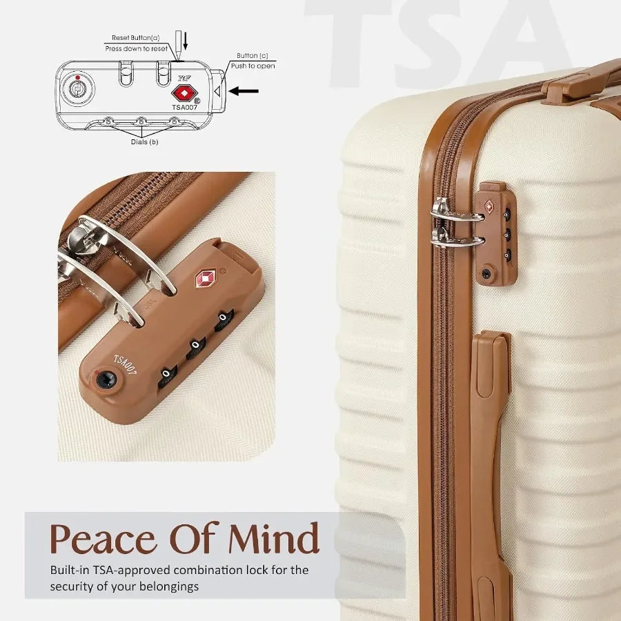 Luggage Set Hardside Suitcase, DB/TB/20/24/28