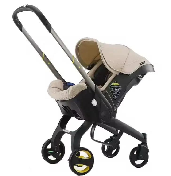 2-in-1 Portable Baby Stroller Foldable Pushchair Lightweight Travel System Pram Newborn Buggy  New Model Carriage
