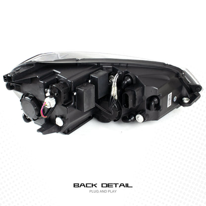 LED Headlights for Volkswagen VW Golf VII Golf MK7 TSI TDI 2012-2017 Dynamic Front Lamps Assembly [Not Fit GTI/R/GTD/MK7.5]