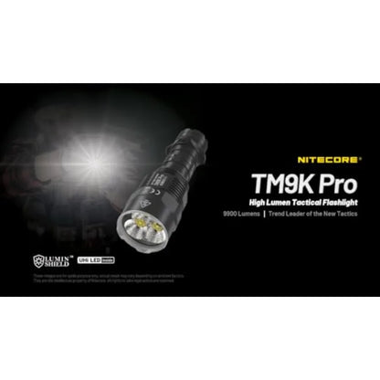 TM9K Pro 9900 Lumen High Lumen Tactical Flashlight FastCharging USBC for Search and Rescue Including S Sticker