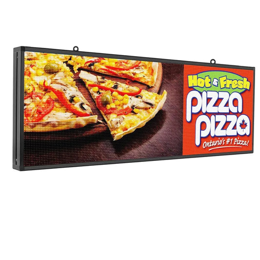 P5 LED Scrolling Sign 39"x14" USB Programmable LED Signs Full Color Scrolling Led Display High Brightness LED Advertising Board