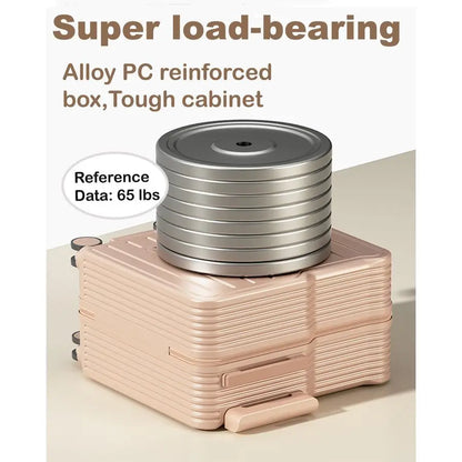 RideOn Suitcase for Kids, Kids Luggage with Spinner Wheels for Boys Girls Ride on Toddler Luggage Travel Rolling Ride on Suitcas