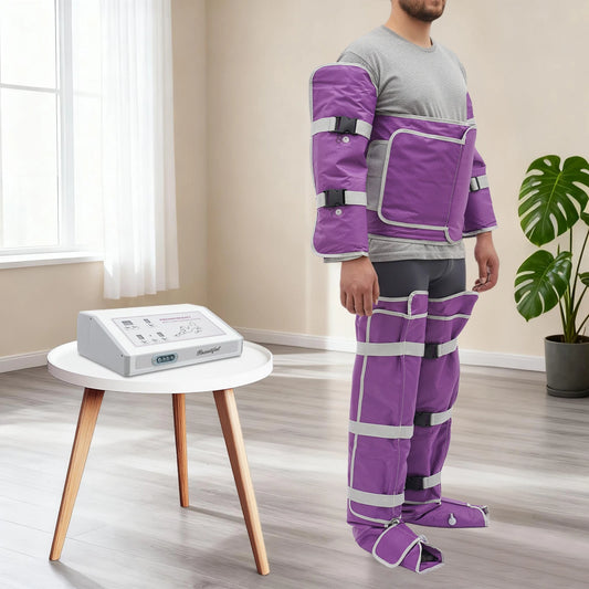 100V-120V/60HZ Electric Air Pressure Massage Machine 50L/Minute Air Pump Slimming Suit 50W Multifunctional Body Massager