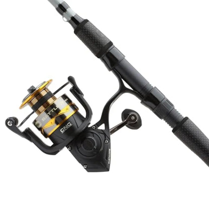 HighPerformance Battle IV Spinning Reel and Fishing Rod Combo for Freshwater and Saltwater Angling with Enhanced Sensitivity an
