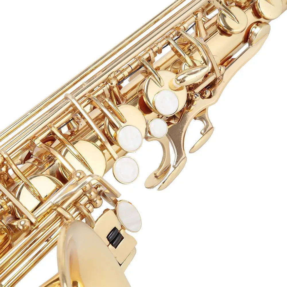Eb School Band Alto Saxophone Sax Student E Flat F Key With Case