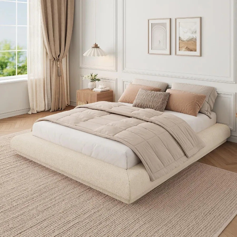 Size Cloud Platform Bed Frame Without Headboard