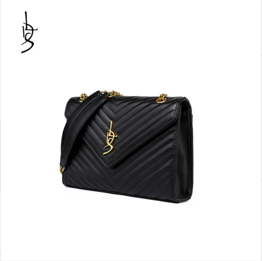 Evening Bags Real Authentic Quality Designer LOULOU Bag Large Shoulder chains crossbody clutch bags purses Genuine Calfskin BY3