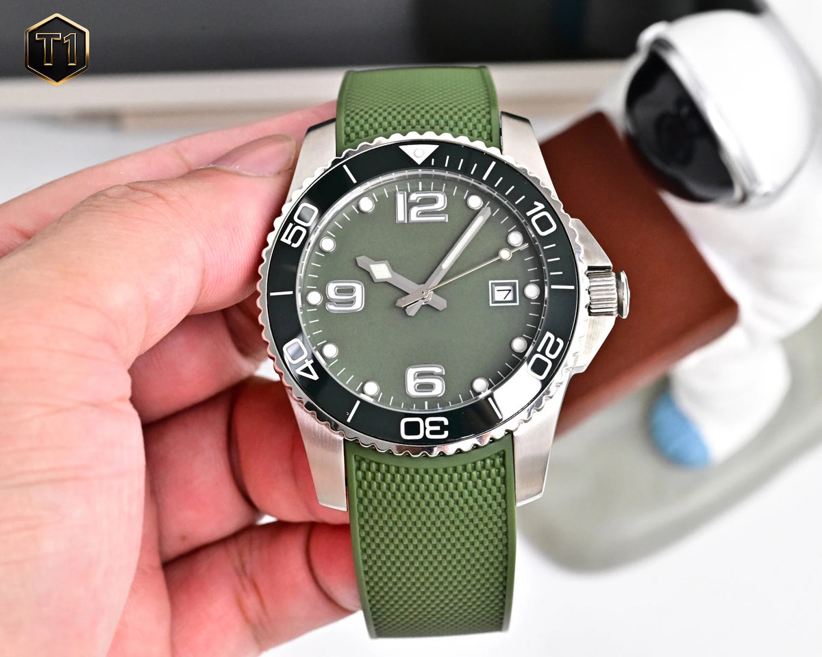 Customizable Men Automatic Mechanical Watch Stainless Strap 42mm Dial Men for Watches