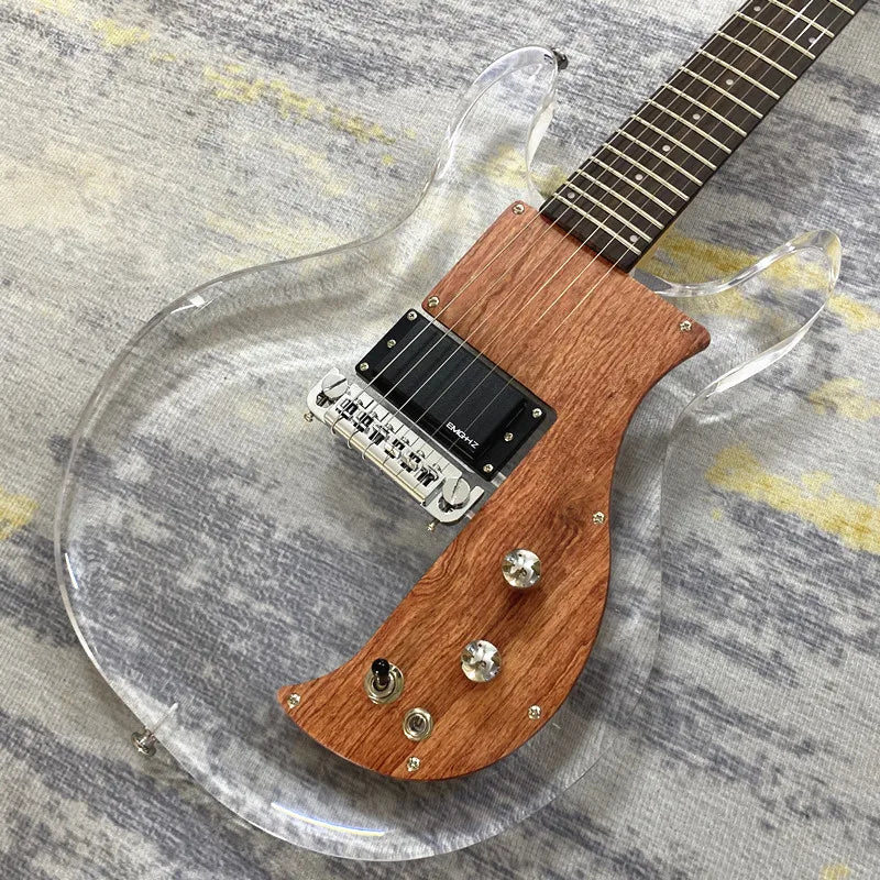 Vicers 6strings EMG electric guitar, maple neck, acrylic body, performance guitar suitable for beginners and professionals