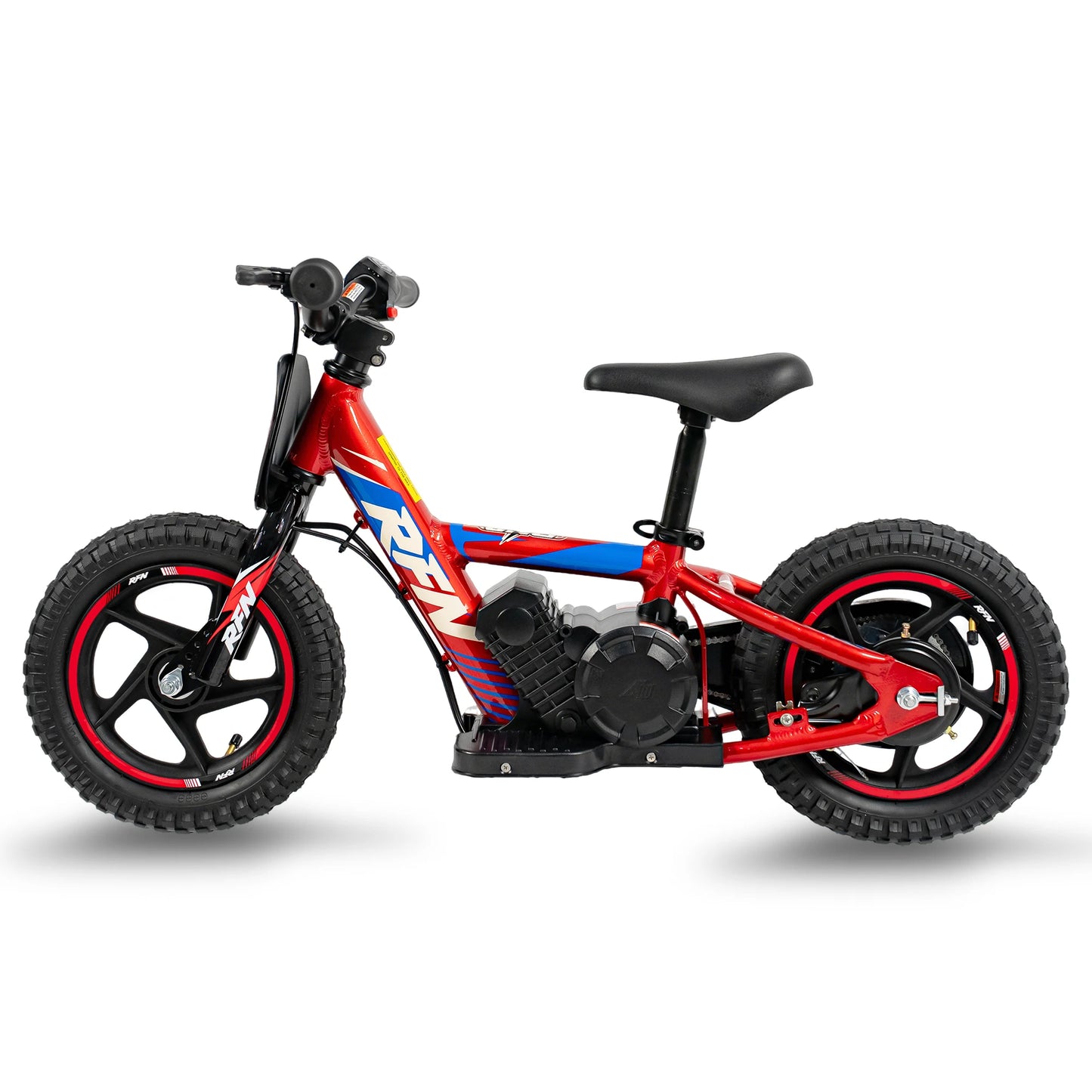 RFN Kids 24V Electric Balance Bike – 170W Motor, 2-Speed Mode, 12" Off Road Electric Dirt Bike, Safe Starter Ebike for Ages 3+