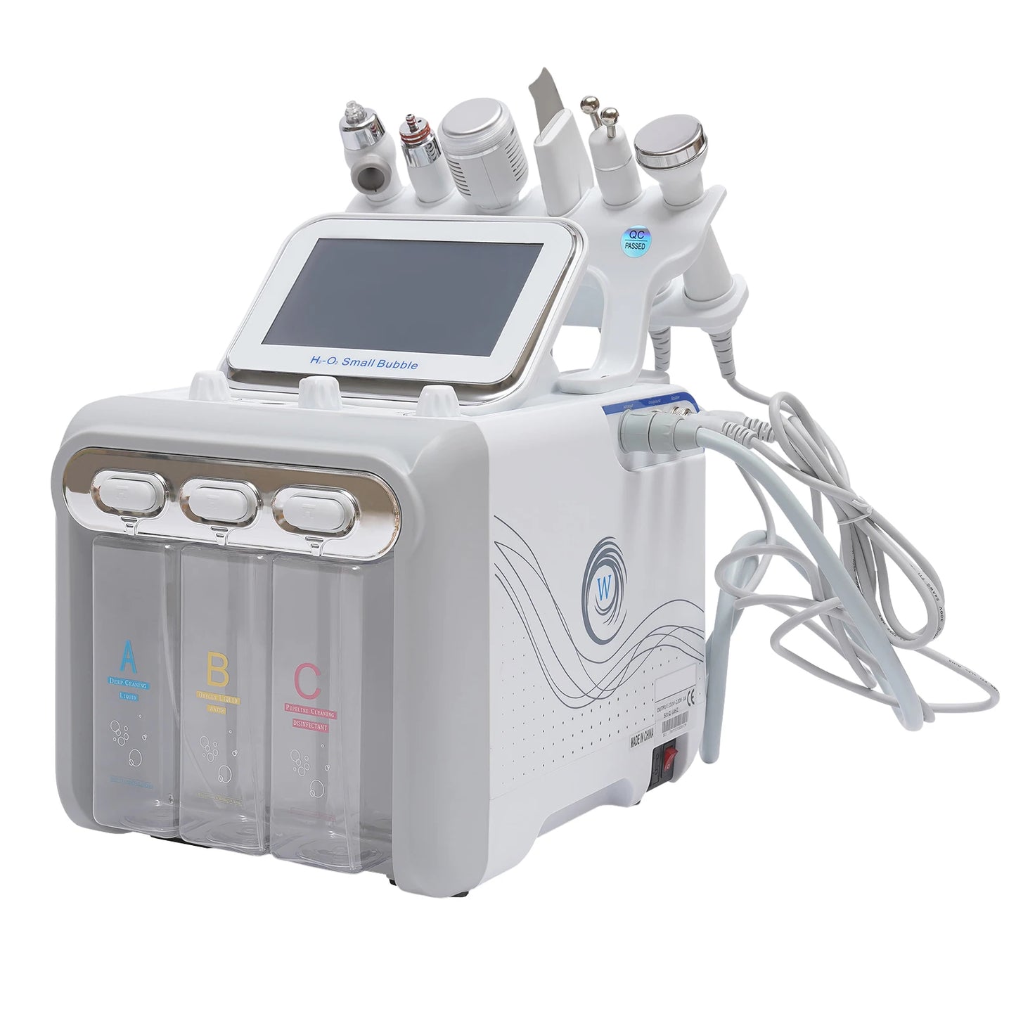 6-in-1 Hydrogen Oxygen Small Bubble Beauty Multifunction skin care Device Dermabrasion Rejuvenation Home Beauty Salons SPA