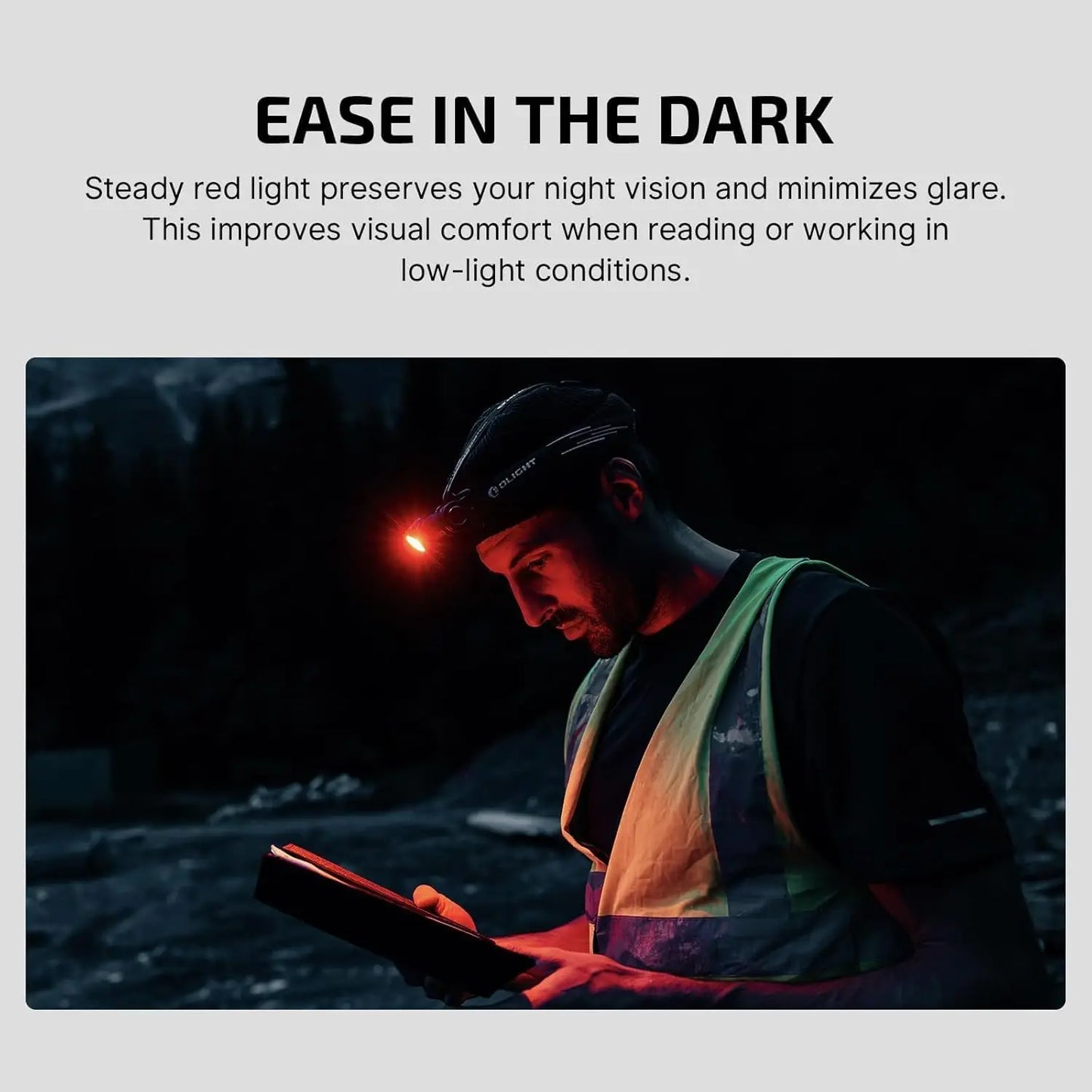 3000 Lumens Rechargeable Headlamp with Red Light, Waterproof LED Headlight for Camping Hiking Working Outdoor