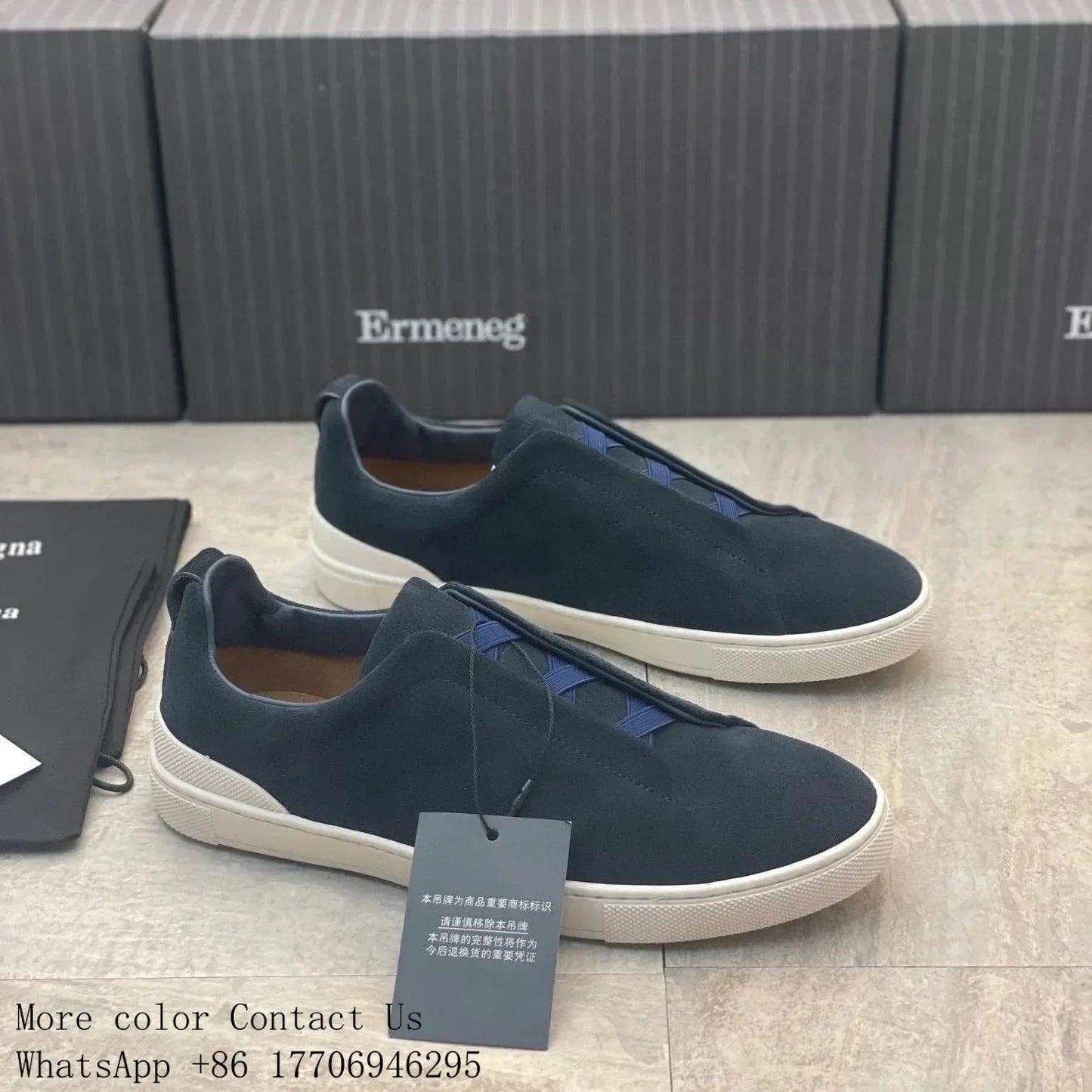 2025 Zegnss Dress Shoes Designer Shoes Men Ermenegildos Zegnbs Soft Business Casual Party Quality Leather Chunky Sneakers