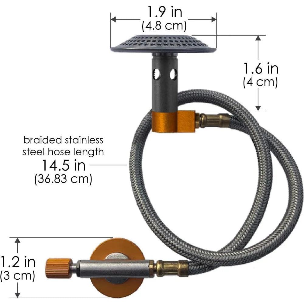 Outdoor camping cookware Cooking stove prepared surface set to carry suitcases for hiking and backpacks