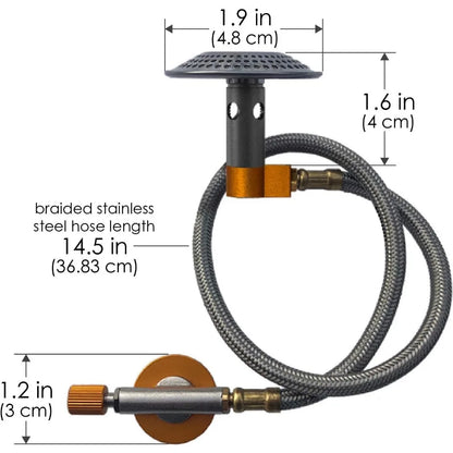 Outdoor camping cookware Cooking stove prepared surface set to carry suitcases for hiking and backpacks
