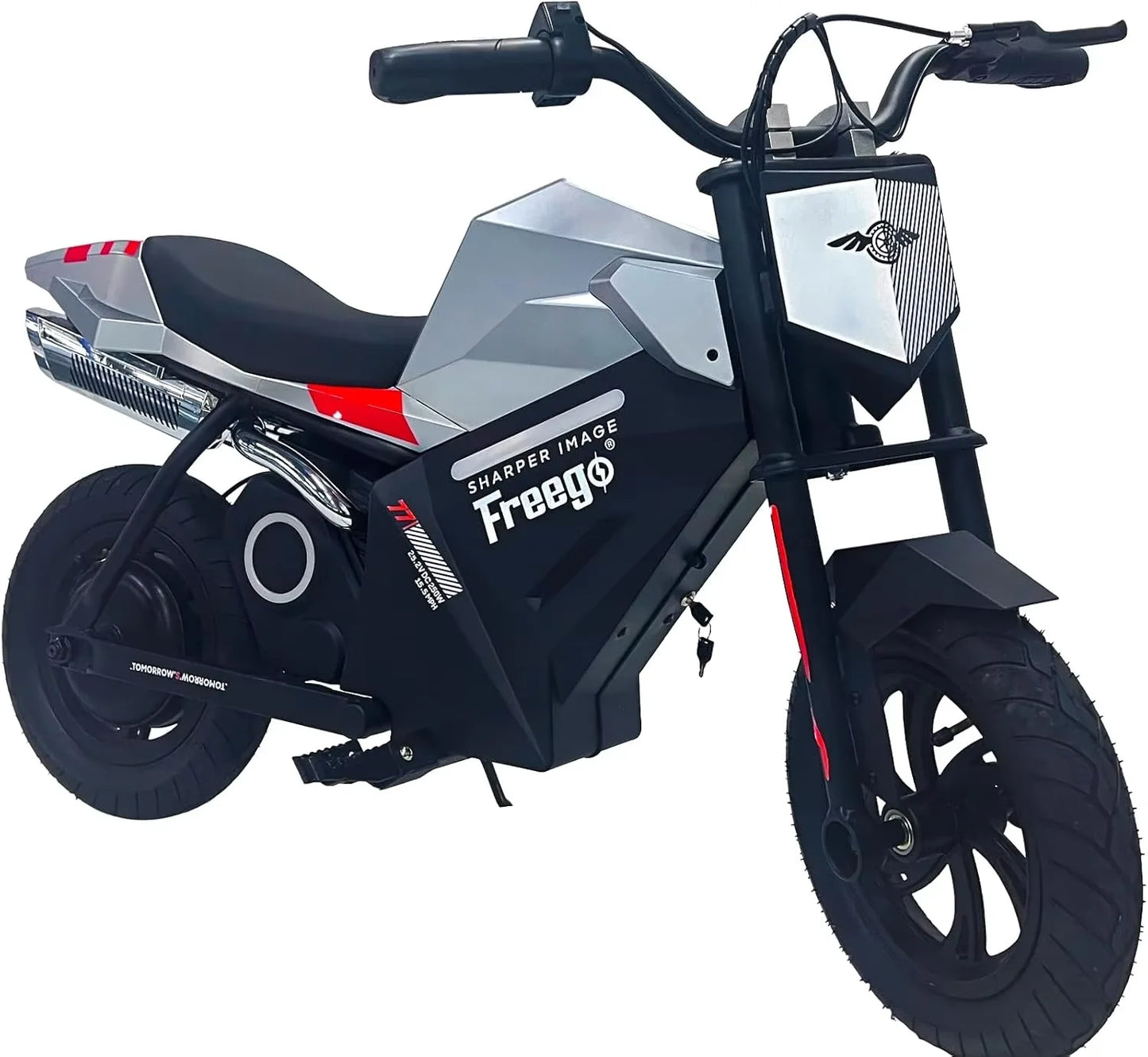 【2 Year Warranty】Freego K1 Kids Electric Dirt Bike Motorcycle 15.5MPH Speed 10 Miles Long-Range with Rear Motor EBike UL 2849