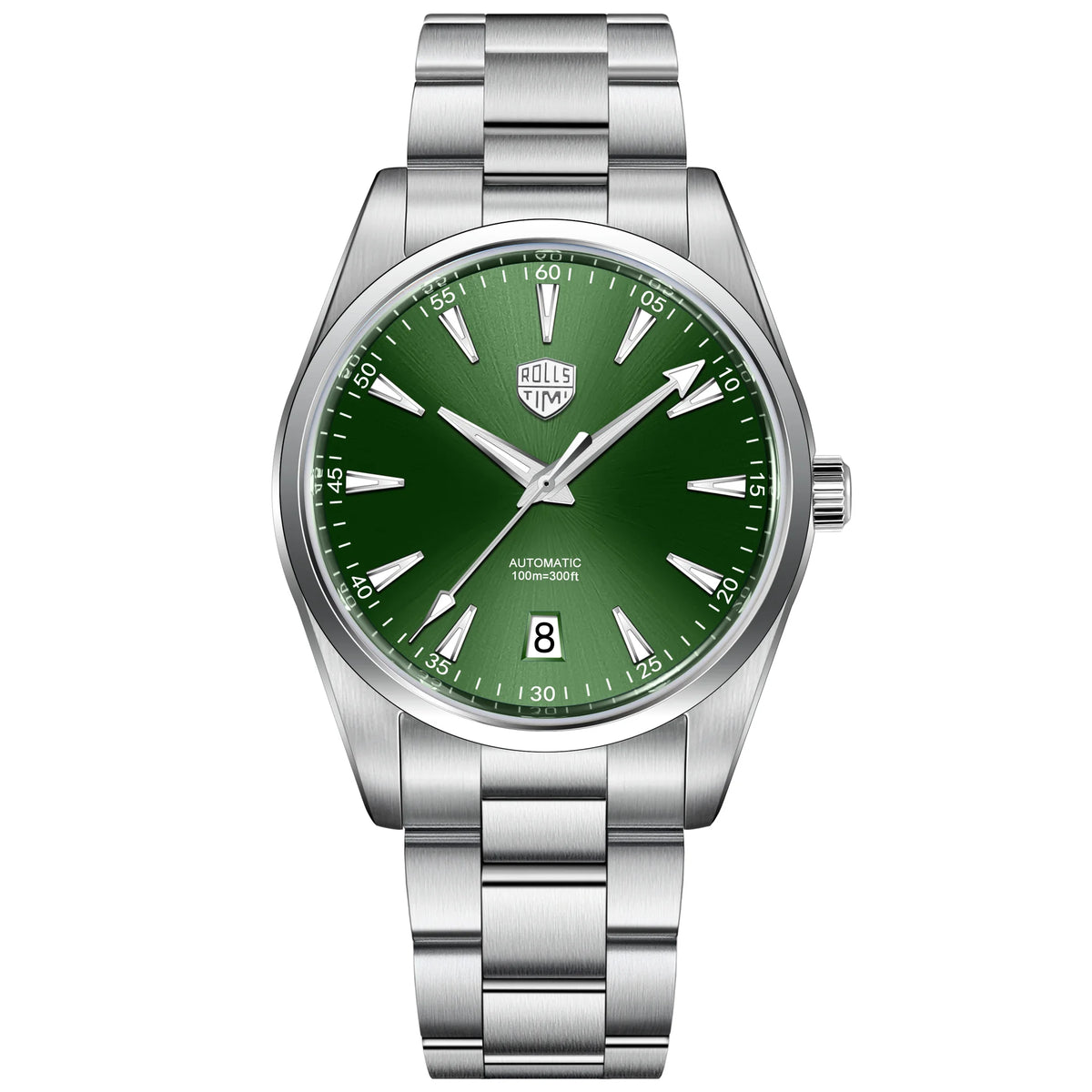 2025 New Rollstimi Men's Watches Luxury Automatic Watch For Men AR Sapphire crystal 100M Waterproof Mechanical Wristwatch Men