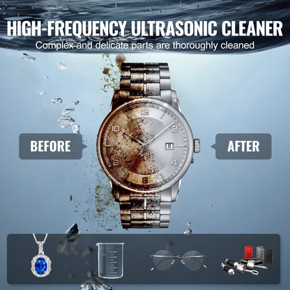 SucceBuy 15L 30L Knob Ultrasonic Cleaner with Heater & Timer for Lab Tools Metal Parts Carburetor Brass Auto Parts Engine Parts