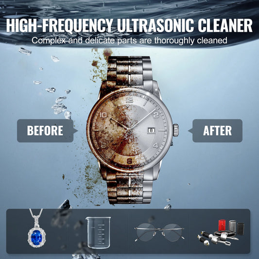 SucceBuy 15L 30L Knob Ultrasonic Cleaner with Heater & Timer for Lab Tools Metal Parts Carburetor Brass Auto Parts Engine Parts