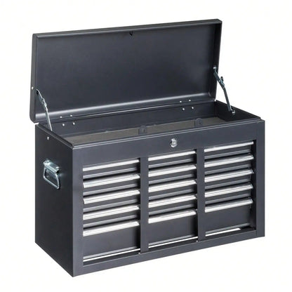5-Drawer Tool Chest Metal Tool Box Storage Cabinet Organizer with Lock & Keys