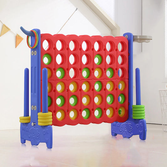 Connect 4 Jumbo Game Set 34.65x33.07in Jumbo 4-to-Score Yard Game Giant 4 Connect in A Row Game for Kids Adults and Family
