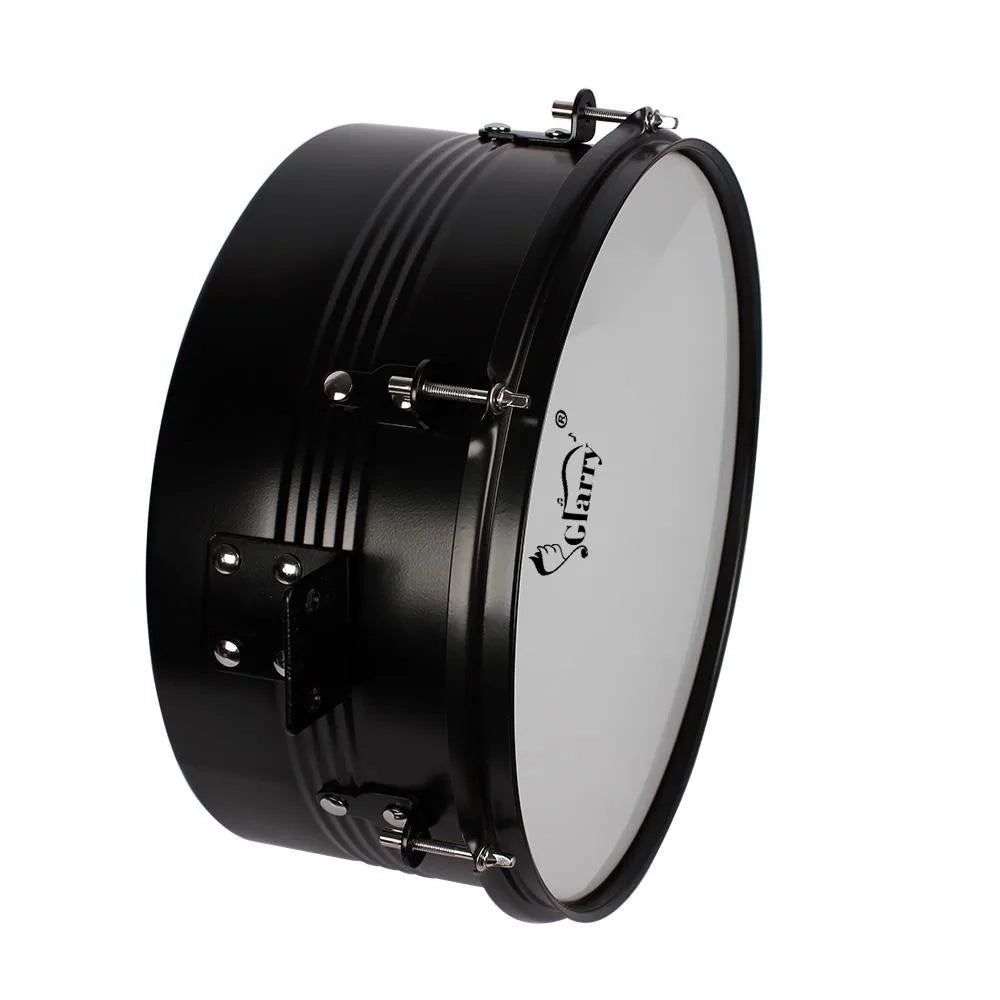 New Black 13" 14" Timbales Drum Set Percussion with Stand Cowbell