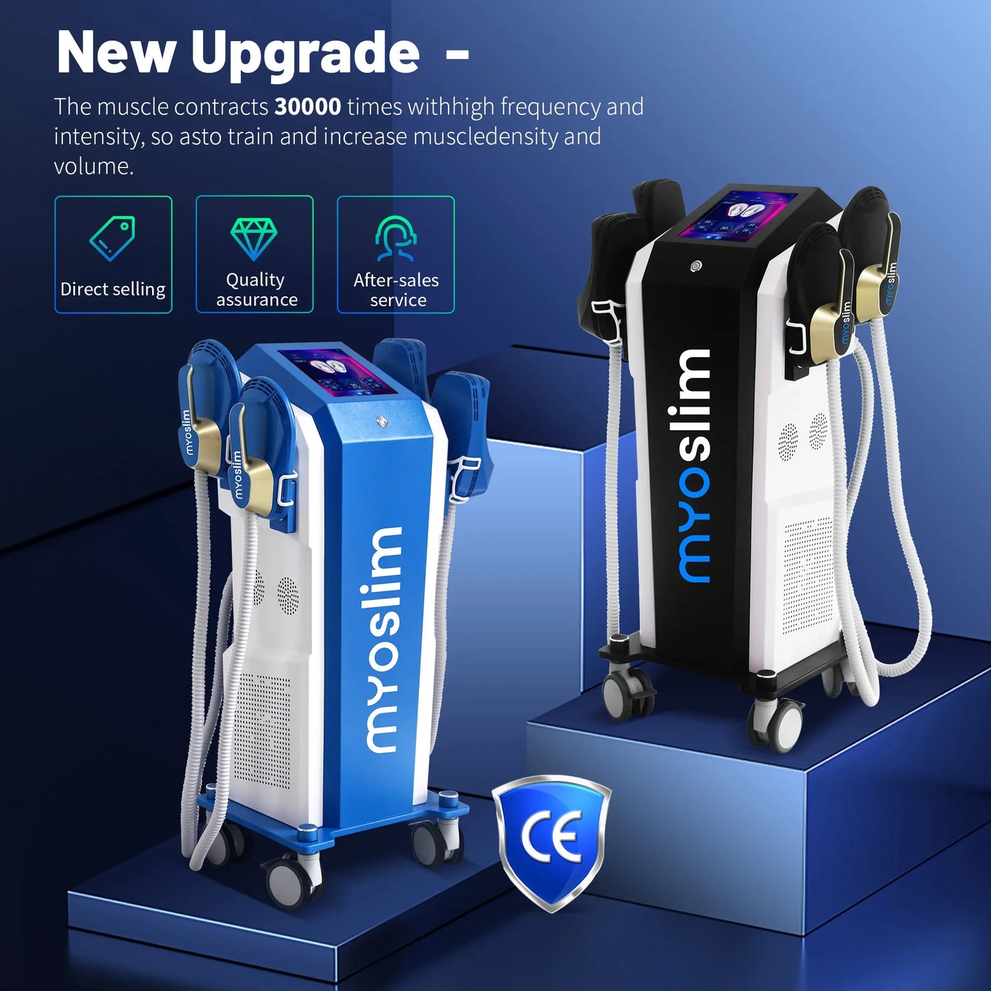 Professional EMS HIEMT muscle stimulation NEO 6500W hot selling high-power RF body shaping machine, fat burning slimming and fit