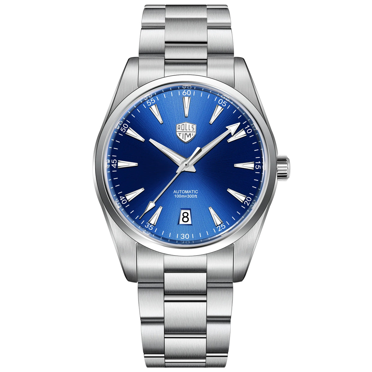 2025 New Rollstimi Men's Watches Luxury Automatic Watch For Men AR Sapphire crystal 100M Waterproof Mechanical Wristwatch Men