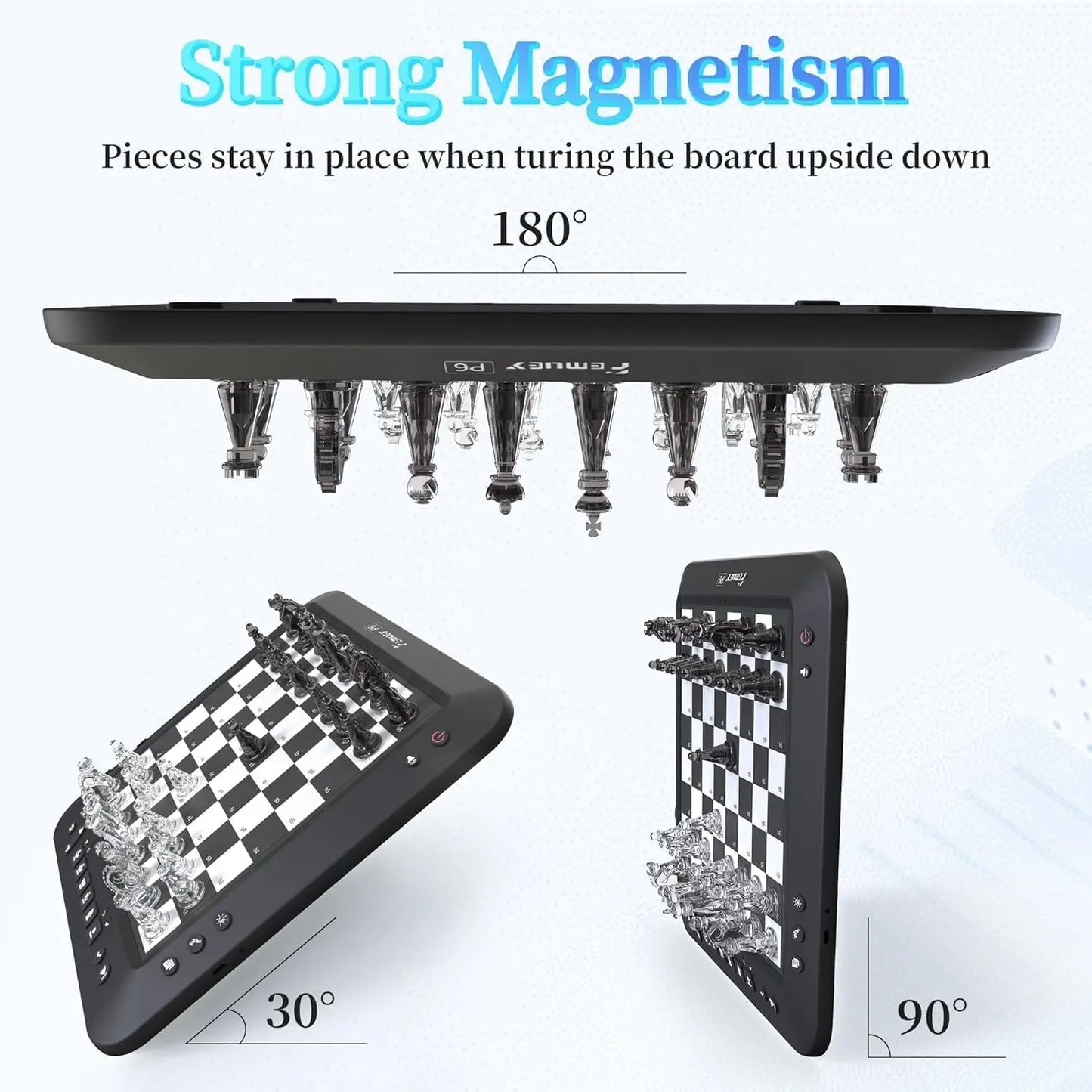 Electronic Chess Set, Board Game for Beginners – Great for Play & Practice