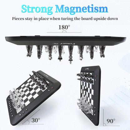 Electronic Chess Set, Board Game for Beginners – Great for Play & Practice