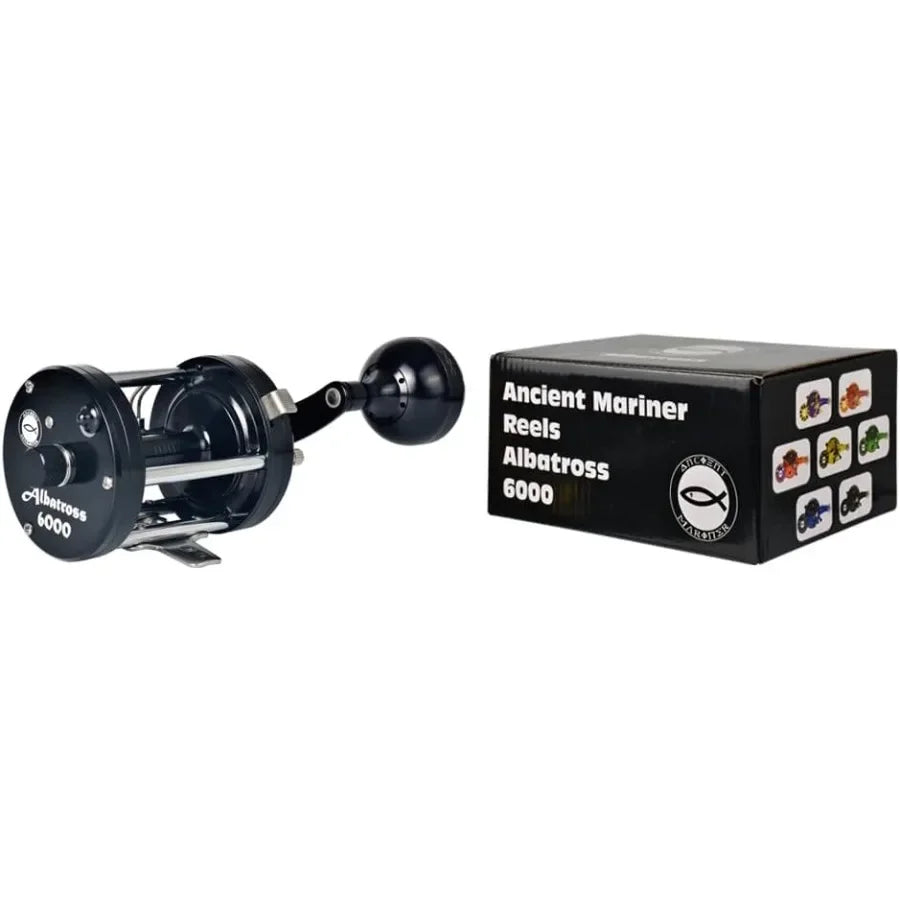 Albatross 6000 Catfish Reels Conventional Round Baitcasting Reel for HeavyDuty Fishing Applications with Smooth Casting Perform